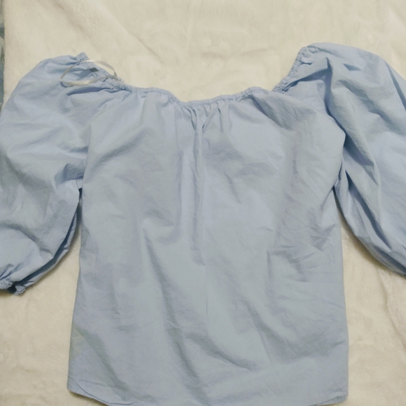 Puffy sleeve missy blouse - Picture 1 of 1